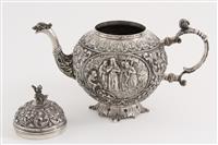 14987.01 a=b-04.jpg; 14987.01; Zilveren theepot; theepot
